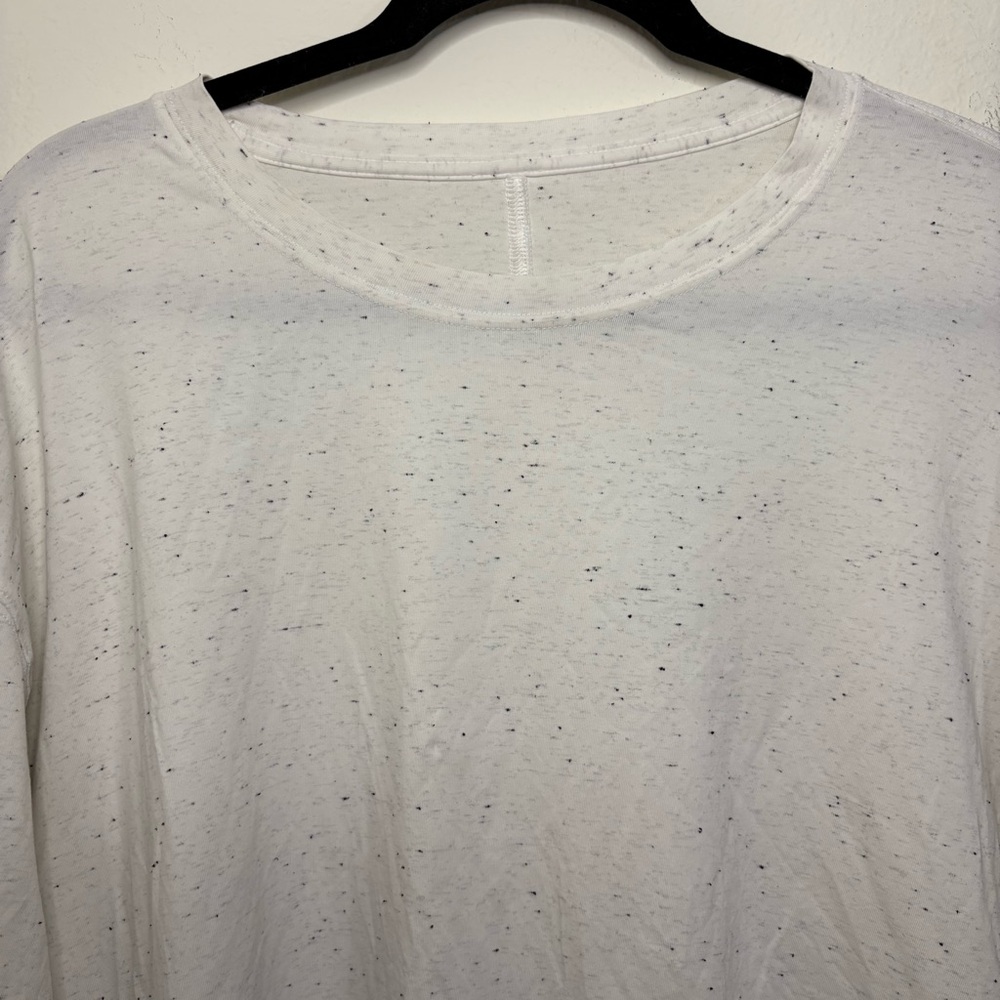 Lululemon LA Relaxed 3/4 Sleeve Crew Neck Top Size 10 - Picture 2 of 12